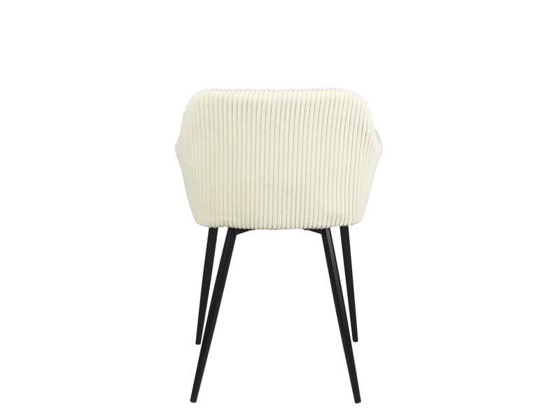  Petit fauteuil miro en velours côtelé beige 753-MIRO-BEIGE - Conforama W