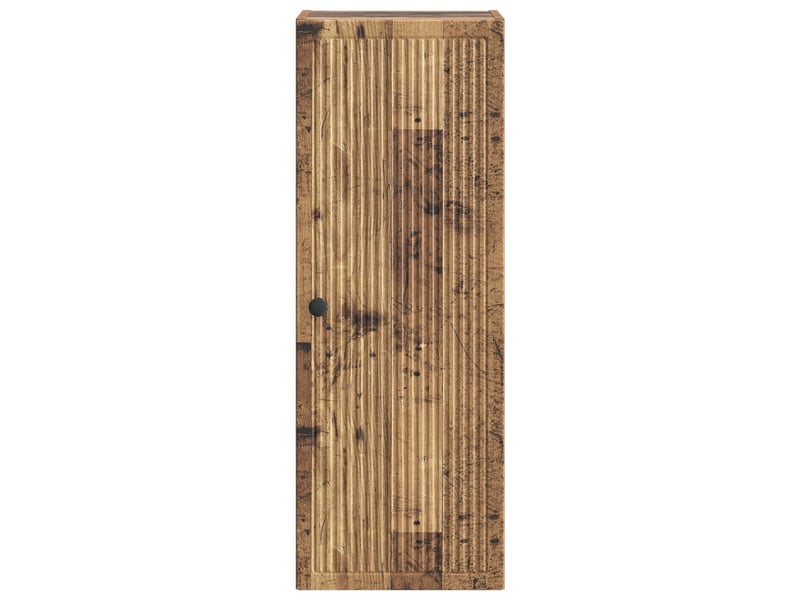  Armoire murale salon bois ancien 33x34,5x90cm bois d'ingénierie shl3127  - Conforama D