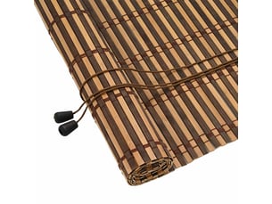Store enrouleur - rideau enrouleur marron 150 x 160 cm bambou
