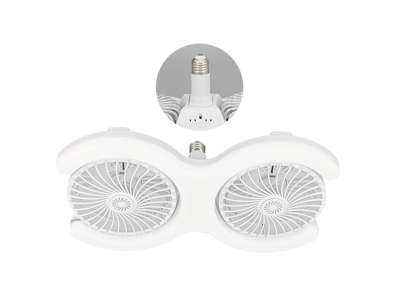  Double tête plafond – led – sans socle  - Conforama A