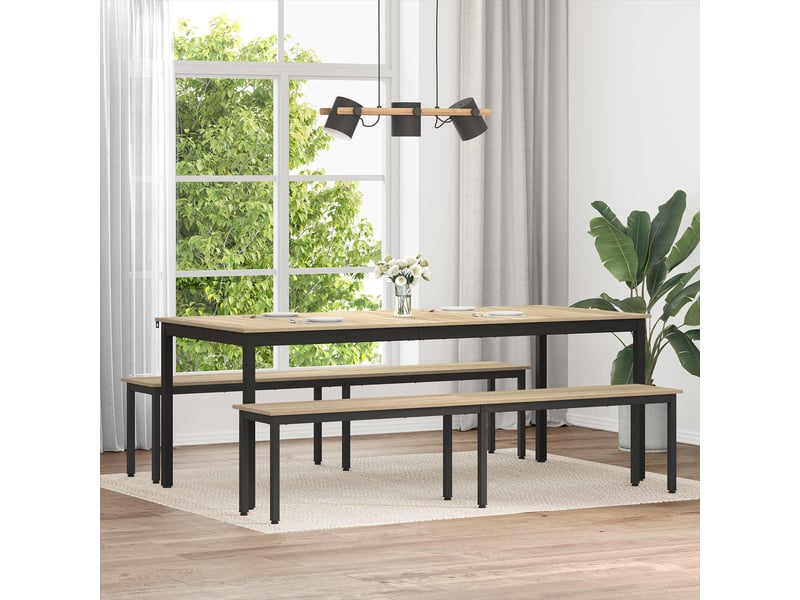  Banc d'entrée, banc d'intérieur sonoma 200x35x45 cm bois d'ingénierie  - Conforama B