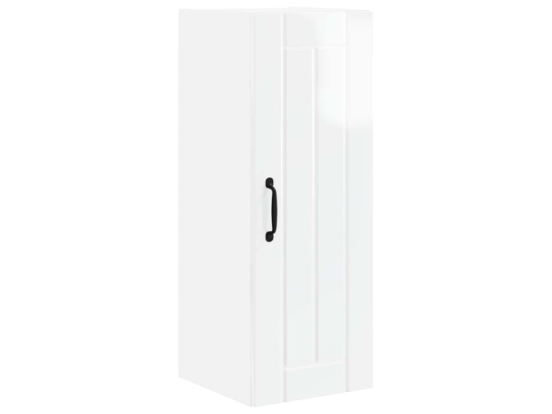  Meuble mural de cuisine, armoire de cuisine 2 pcs blanc brillant bois d'ingénierie shl4402  - Conforama E