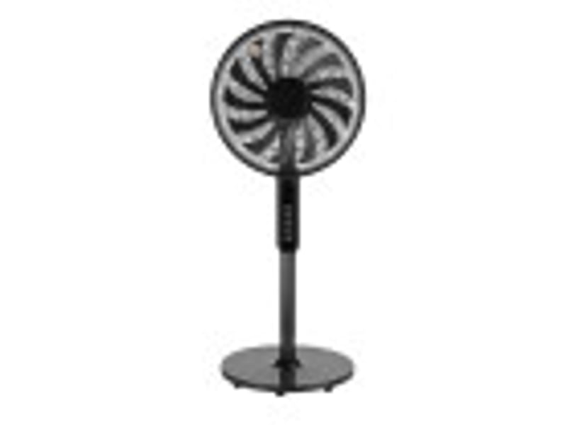  Ventilateur sur pied fabrilamp torbellino 60 w 3 vitesses noir 235941009 - Conforama D