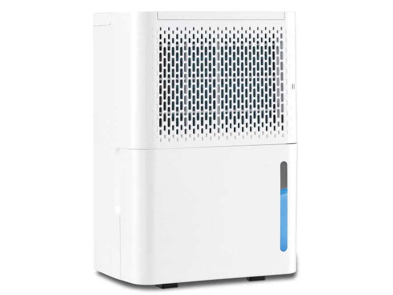  Déshumidificateur 12 litresjour pour pièces jusqu'à 185 m² modes continuséchage silencieux design en abs blanc 20_0011716  - Conforama A