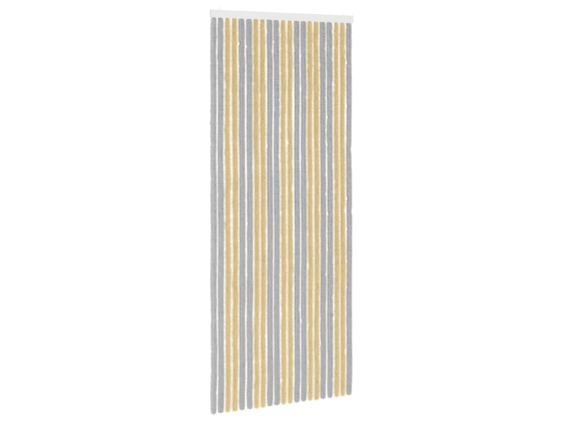  Rideau anti-insectes, moustiquaire en chenille gris et beige 90 x 220 cm cf43449  - Conforama A