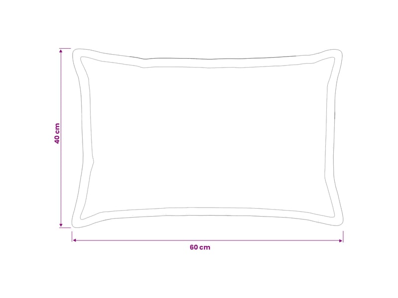  Lot de 2 housses de coussin houten gris clair 40 x 60 cm cf49310  - Conforama E