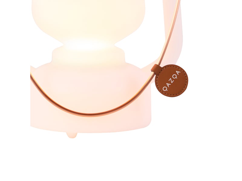  Lampe de table rechargeable 30 cm ip44 blanche - storm small  - Conforama E