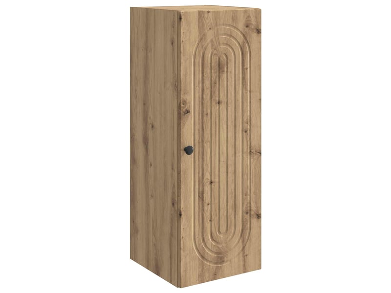  Armoire murale salon, meuble de rangement 33 x 34,5 x 90 cm bois d'ingénierie shl4896  - Conforama A