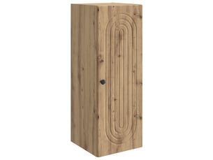 Armoire     <strong></strong> <strong></strong> coloris bois clair largeur 33 cm