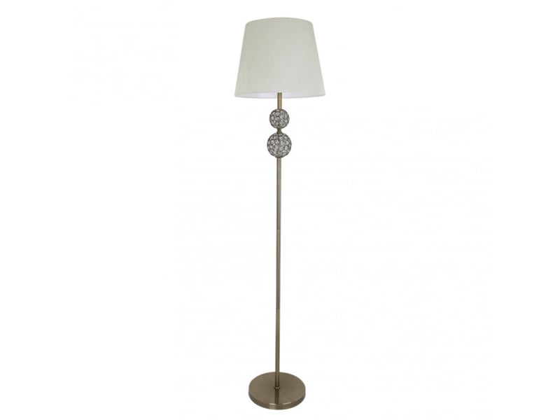  Lampadaire fabrilamp bogota e27 coloris cuir beige 160 x 38 x 38 cm 201541014 - Conforama A