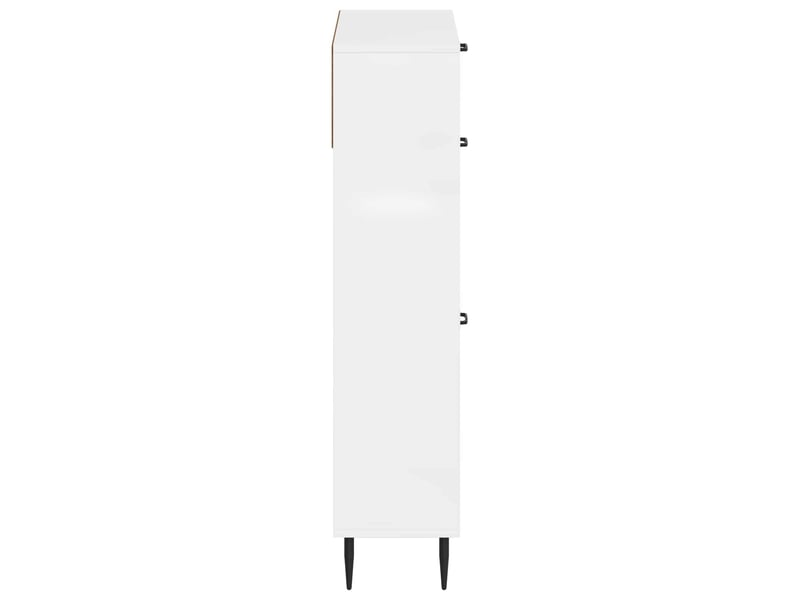  Meuble à chaussures, armoire à chaussures haarlem 78x24x103 cm bois d'ingénierie shl1561  - Conforama E