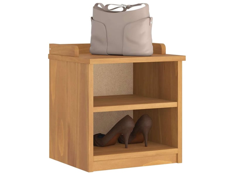  Banc de couloir, banc de rangement sandnes 45x40x50 cm bois de pin massif shl82249  - Conforama D