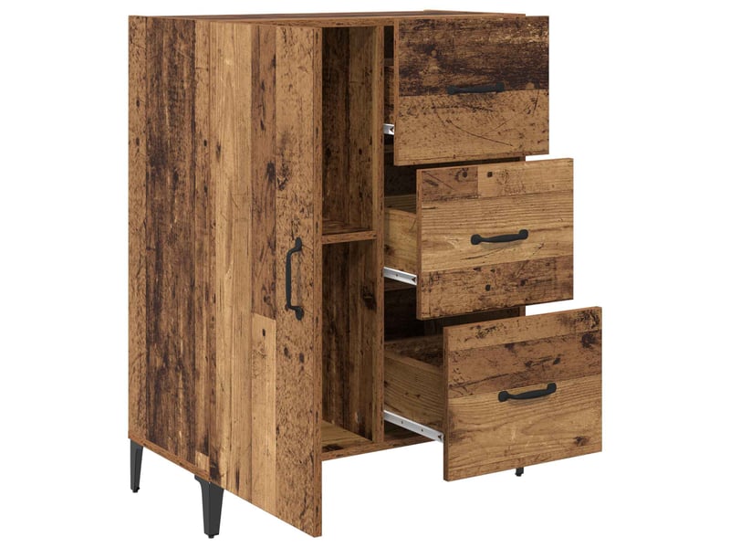 Buffet - bahut - meuble de rangement bois ancien 69,5 x 34 x 90 cm bois d'ingénierie - Conforama E