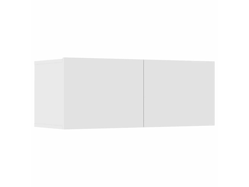  Ensemble de meubles tv - banc tv - meuble de rangement 6 pcs blanc bois d'ingénierie  - Conforama D