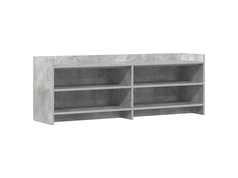  Meuble tv - banc tv - meuble de rangement 135 x 33 x 47 cm gris béton bois d'ingénierie  - Conforama A
