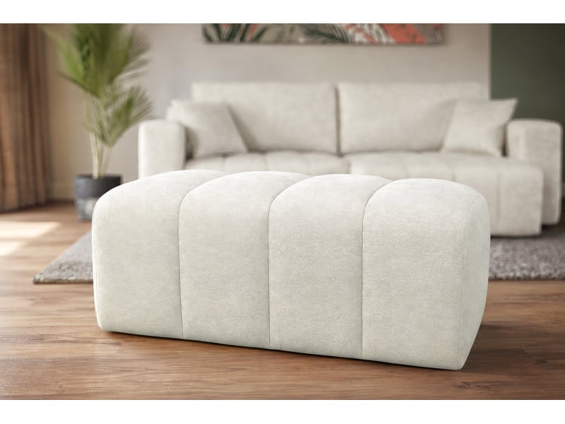  Pouf beige  - Conforama X