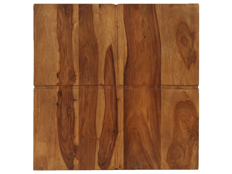  Table basse | table d'appoint salon 80x80x30 cm bois d'acacia massif  - Conforama D