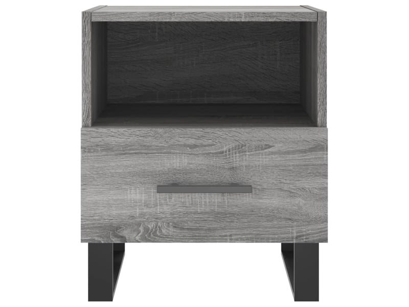  Table de chevet sonoma gris 40x35x47,5 cm bois d’ingénierie  - Conforama D