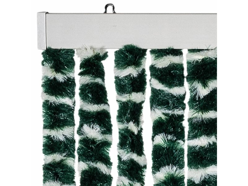  Rideau anti-mouches, moustiquaire vert et blanc 118x220 cm chenille cf43586  - Conforama D