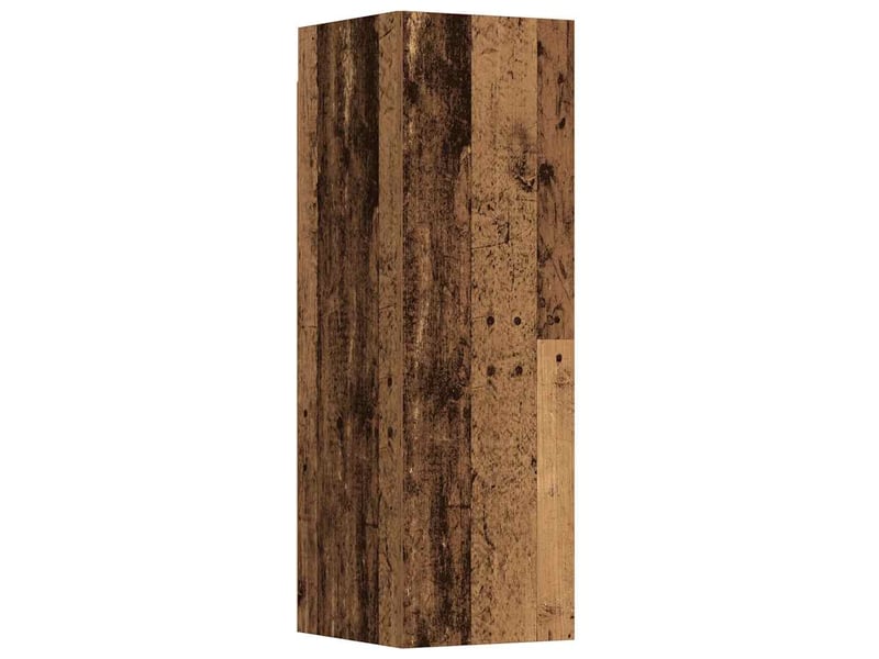  Lot de 3 meuble tv mural, meuble tv suspendu vieux bois bois d'ingénierie shl93358  - Conforama E