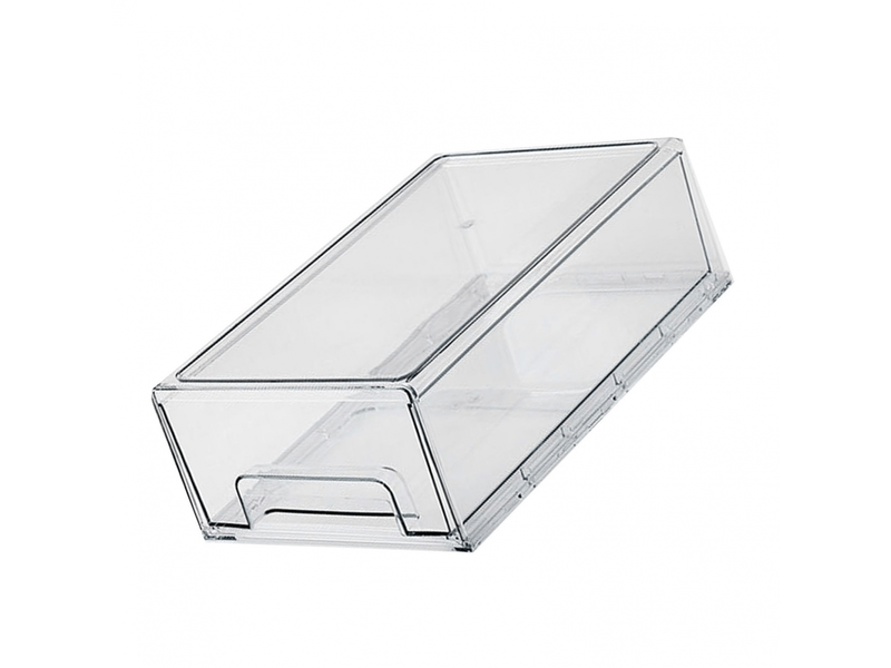  Tiroir de rangement de bureau en acrylique, boîte de rangement rectangulaire transparente de grande capacité pour  - Conforama A