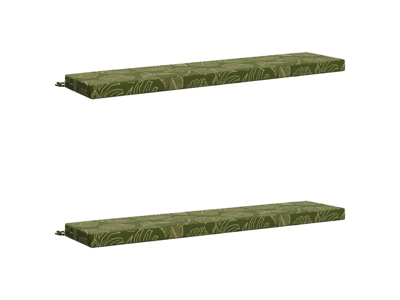  Lot de 2 coussins de banc, coussins d'assise soest 100 % polyester cf56879  - Conforama A