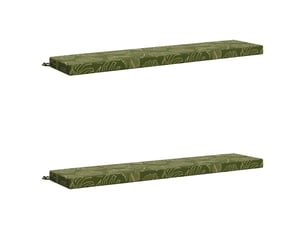 Lot de 2 coussins de banc, coussins d'assise soest 100 % polyester cf56879