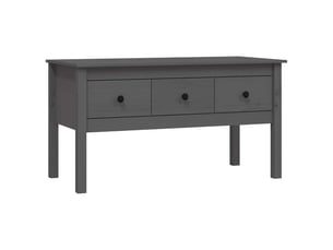 Table basse rectangulaire coloris gris  