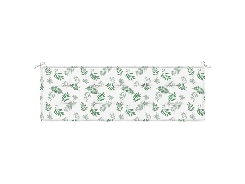  Coussin de banc de jardin, coussin d'assise motif de feuilles 150x50x3 cm cf52754  - Conforama D