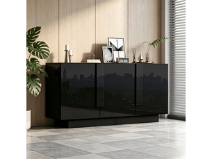 Buffet 3 porte(s) coloris noir