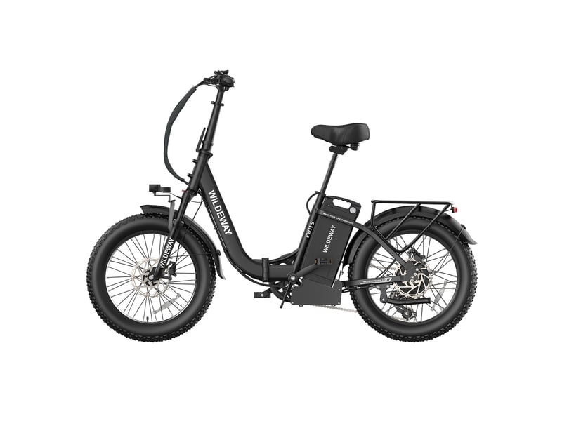  Vélo électrique pliable cadre ouvert wildeway fw11s, 48v 35ah, pneus 20, noir  - Conforama E