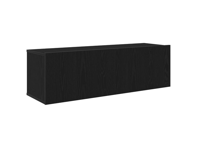  Ensemble meuble tv - banc tv - meuble de rangement 7 pcs chêne noir bois d'ingénierie  - Conforama D