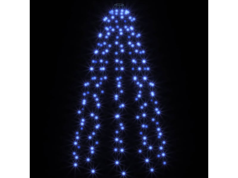 Guirlande lumineuse d'arbre de noël 180 led bleu 180 cm cf62421 - Conforama E