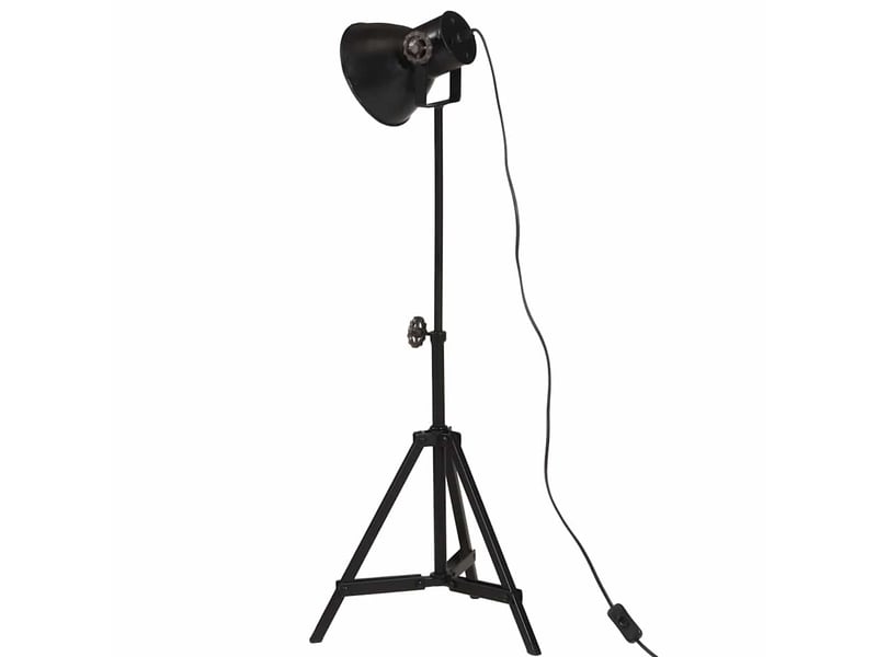  Lampadaire salon, lampe sur pied 25 w noir 35x35x6595 cm e27  - Conforama E