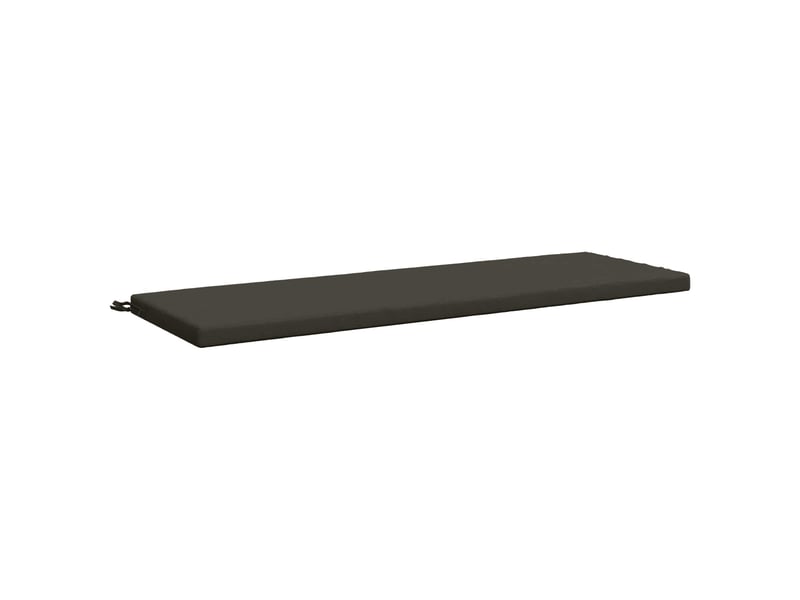  Lot de 2 coussins de banc, coussins d'assise soest 100 % polyester anthracite cf56987  - Conforama D