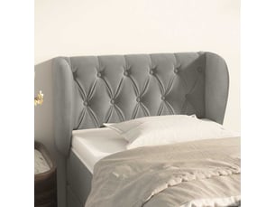 Tete de lit A poser largeur 83 cm <strong></strong> <strong></strong> argenté