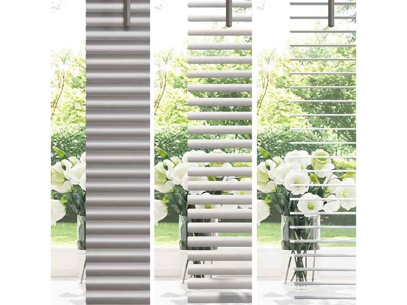 Store vénitien, store de fenêtre argenté 220 x 125 cm 25 mm aluminium cf47589 - Conforama D