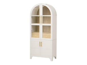 Buffet 2 porte(s)  2 tiroir(s) <strong></strong> <strong></strong> - 40 cm coloris blanc 