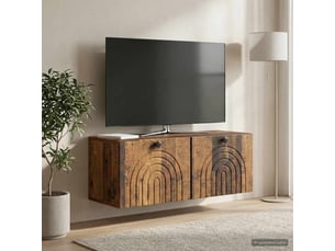 Meuble tv coloris marron 78.5 cm <strong></strong>  <strong></strong>