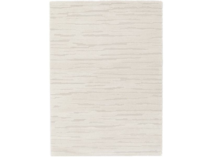  Tapis doux à relief moderne crème 120x170  - Conforama B