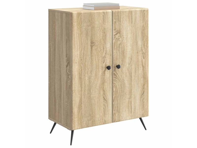  Buffet - bahut - meuble de rangement chêne sonoma 66 x 34,5 x 90 cm bois d'ingénierie  - Conforama C