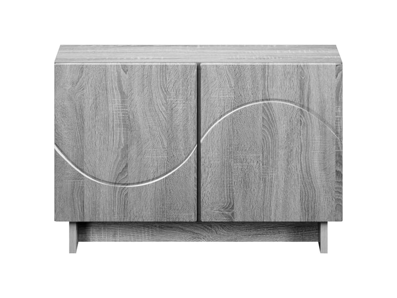  Meuble tv moderne, banc tv 60x34.5x40 cm sonoma gris bois d'ingénierie shl39038  - Conforama D