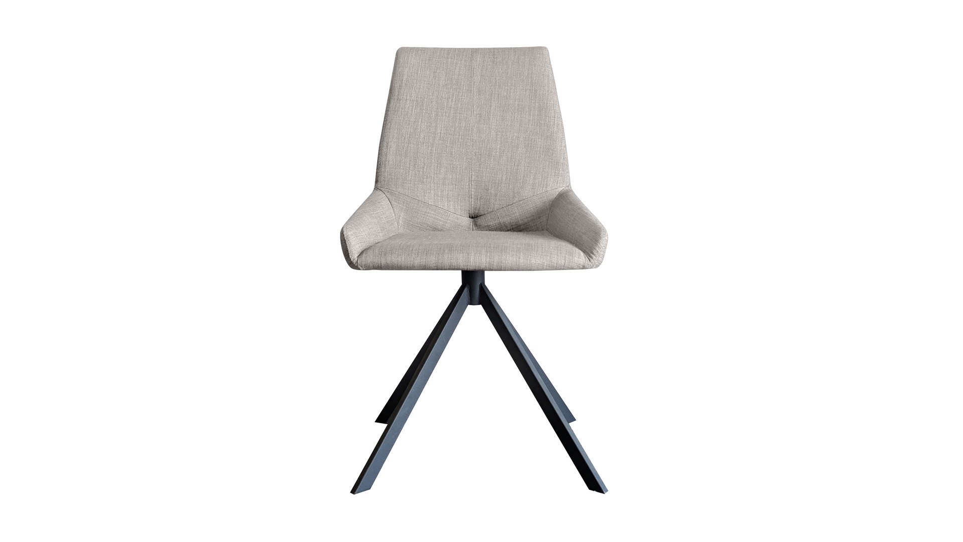 Chaise pivotante YUNI coloris gris clair gris 89 Conforama