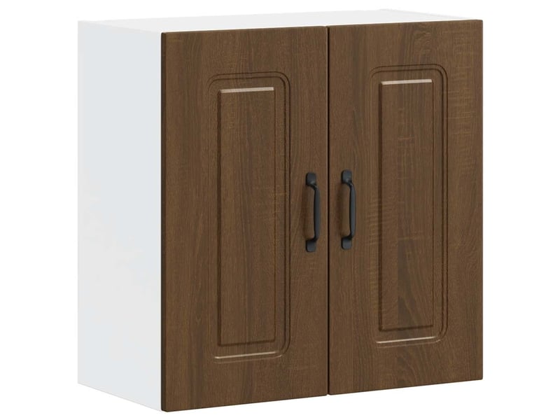  Armoire murale de cuisine kalmar chêne marron bois d'ingénierie shl4668  - Conforama A