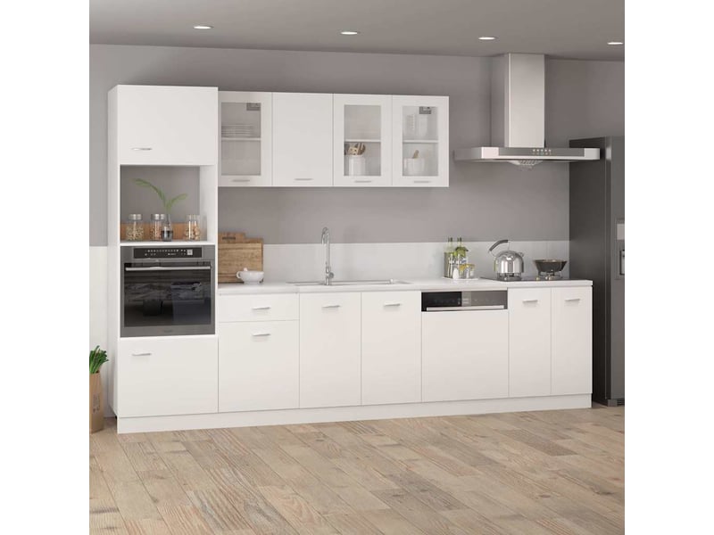 Panneau de lave-vaisselle lyon blanc 59,5x3x67cm bois d'ingénierie  - Conforama C