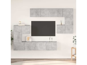 Meuble tv coloris gris 80 cm <strong></strong>  <strong></strong>