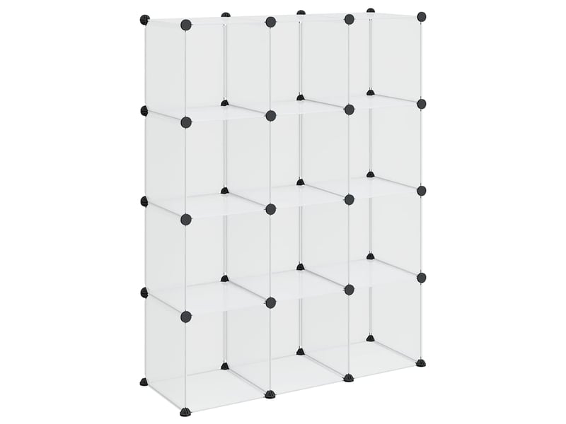  Cubes de rangement 12 pcs transparent pp  - Conforama A