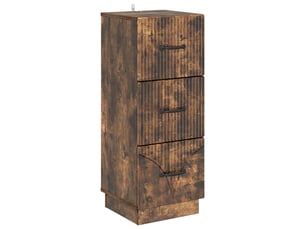 Armoire de rangement bureau, armoire à tiroirs 33 x 34.5 x 87 cm bois d'ingénierie shl6583