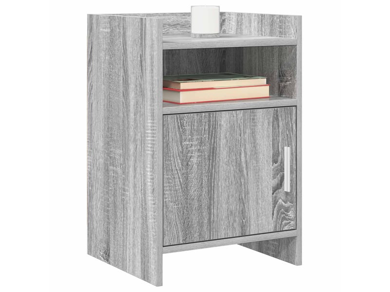 Tables de chevet - cabinet de chevet - table de nuit 2 pc sonoma gris 40 x 36 x 60 cm - Conforama B