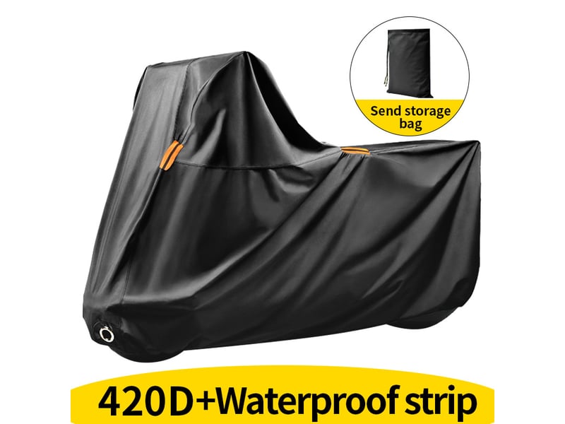  Housse de moto exterieur etanche 420d avec bandes réfléchissantes m 200x85x115cm  - Conforama A